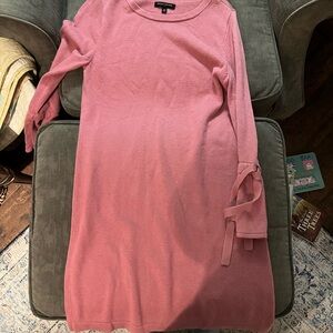 Banana Republic Pink Long Sleeve Dress